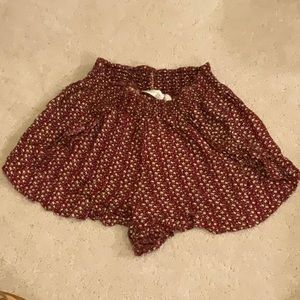 Flowy floral shorts